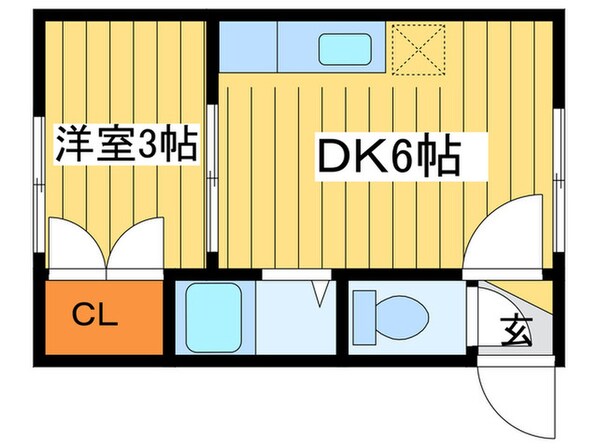 クリスタルパレスの物件間取画像